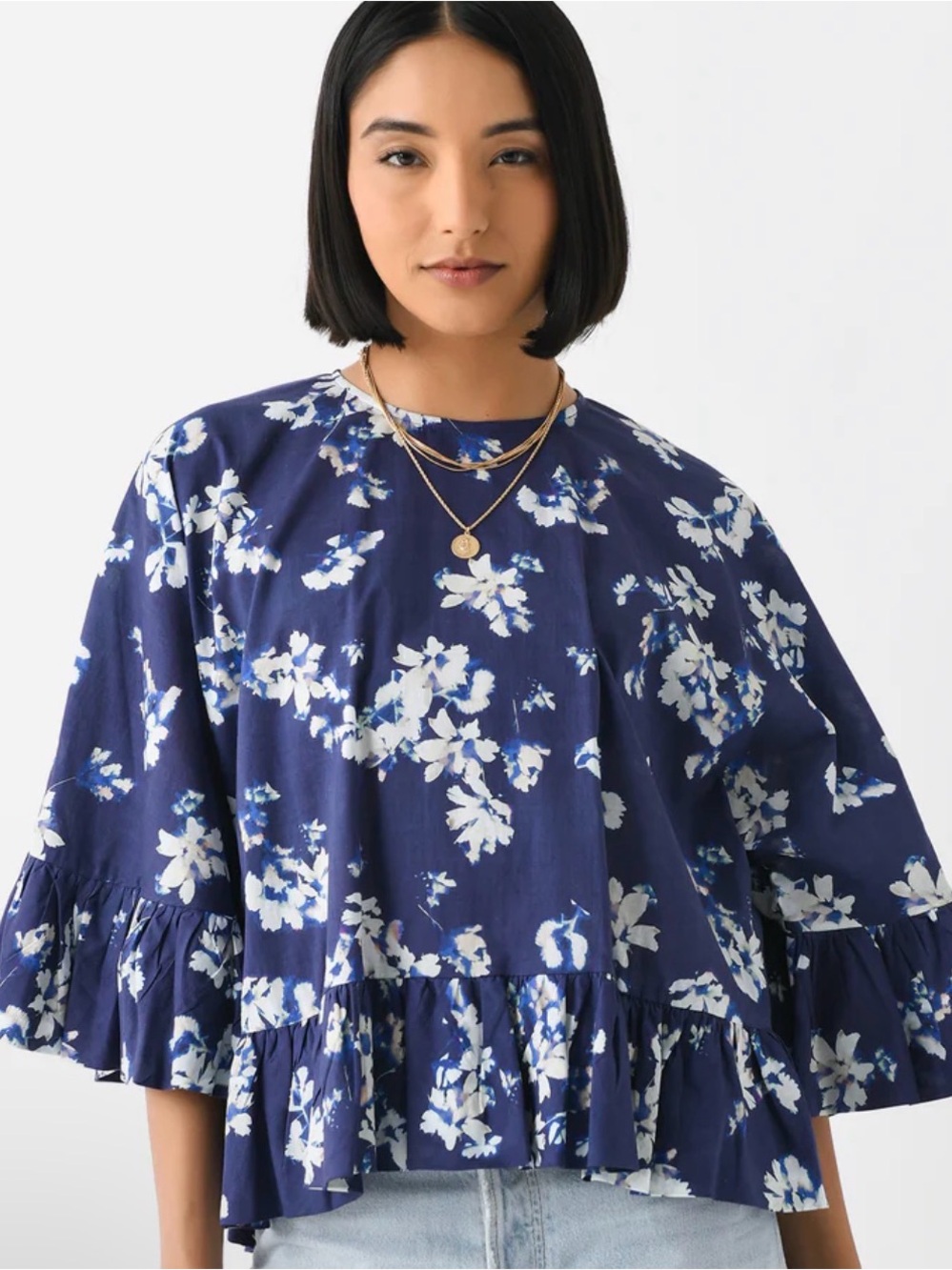 Merlette New York Women's Astral‎ Print Top Size XXL